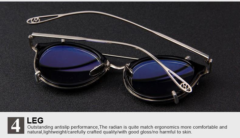 Black Framed Round Sunglasses - Go Steampunk