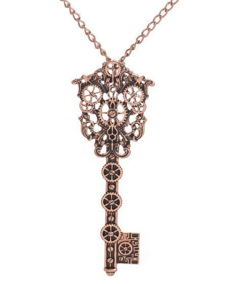 Key pendant steampunk fashion necklace - Go Steampunk