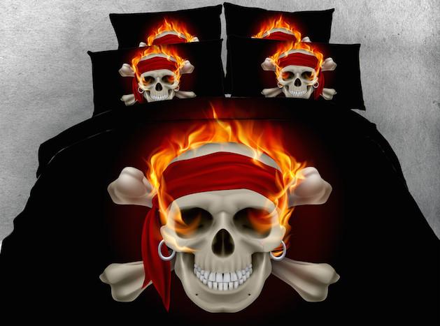 Beautiful Skull Bedding Set - Go Steampunk