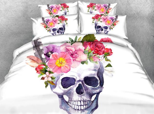 Beautiful Skull Bedding Set
