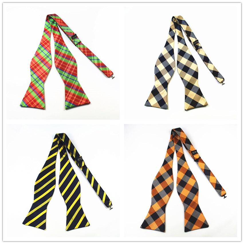 100% Silk Luxury Self Tie Bow Tie - Go Steampunk