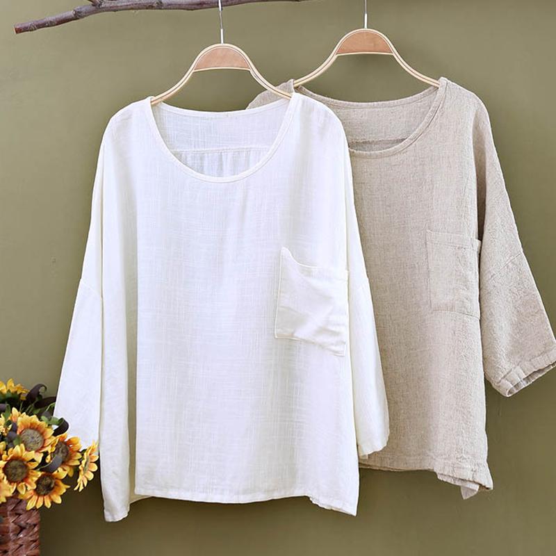 Casual Cotton Linen Shirt - Go Steampunk