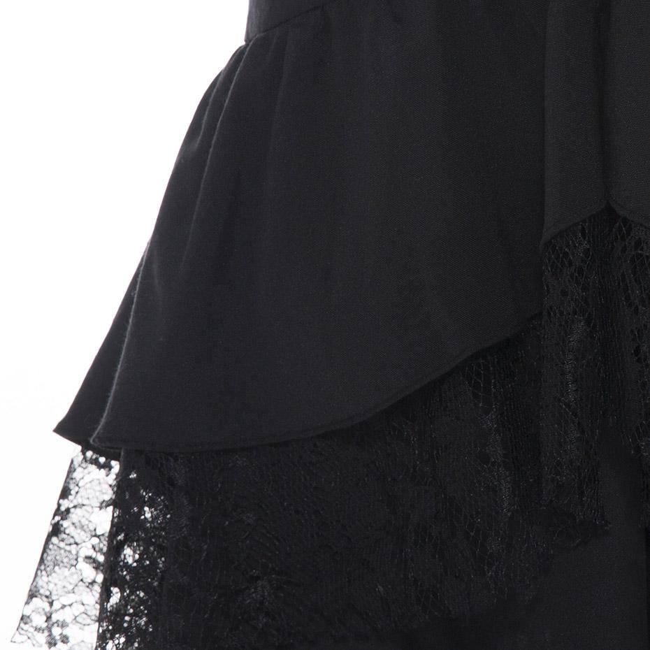 Black Lace Mermaid Skirt - Go Steampunk