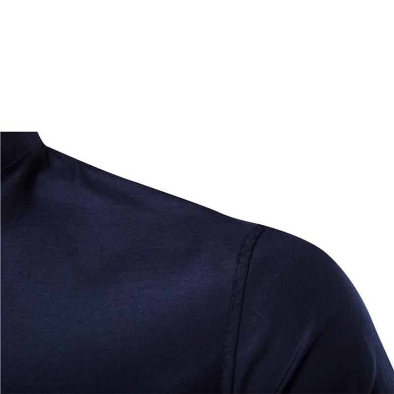 Stand Collar Asymmetric Hemline Buttoned Shirt - Go Steampunk