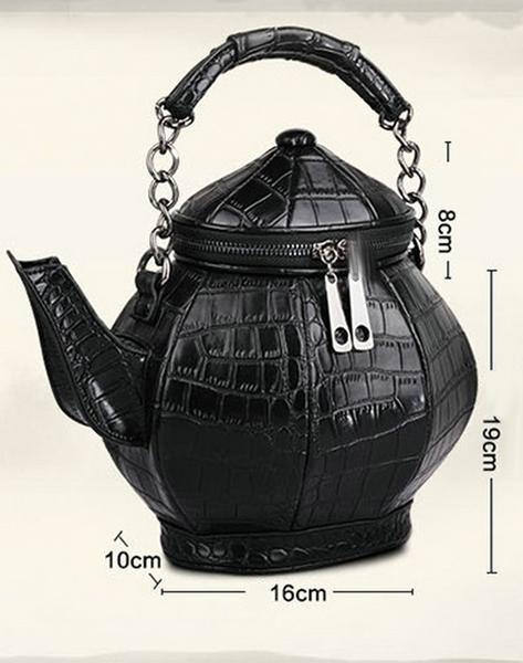 Teapot Shaped Handbag - Go Steampunk