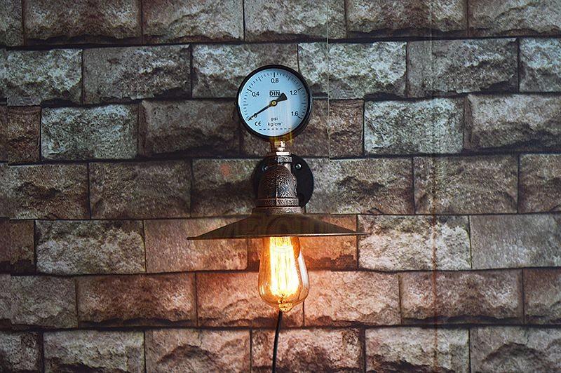 Imitated Water Pipe Wall Sconce - Go Steampunk