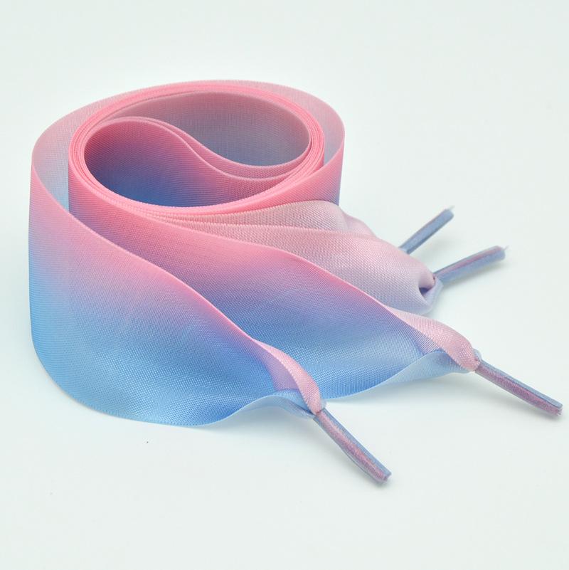 Gradient Colors Flat Ribbon Shoelaces - Go Steampunk