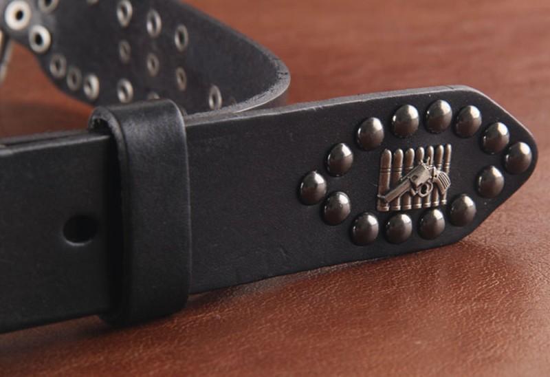Genuine Leather Bullet Belt - Go Steampunk
