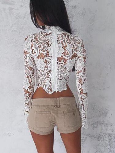 Bell Sleeve Lace Floral Top - Go Steampunk