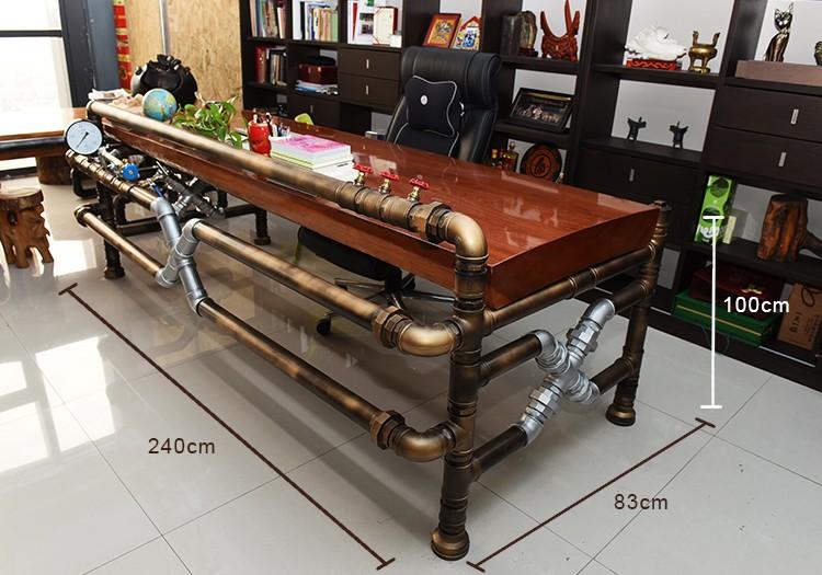 Steampunk Industrial Pipe Table - Go Steampunk