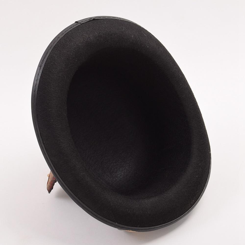 Cat Ear Steampunk Patch Bowler Hat - Go Steampunk