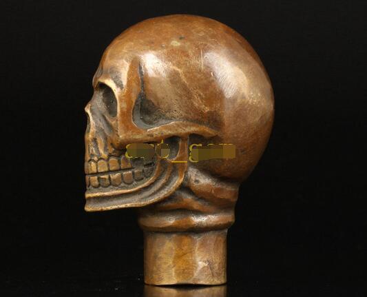 Vintage Skull Cane Topper - Go Steampunk