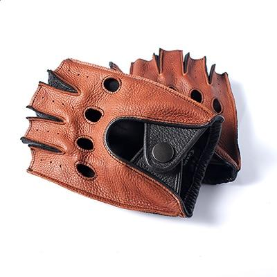 Fingerless 100% Deerskin Gloves