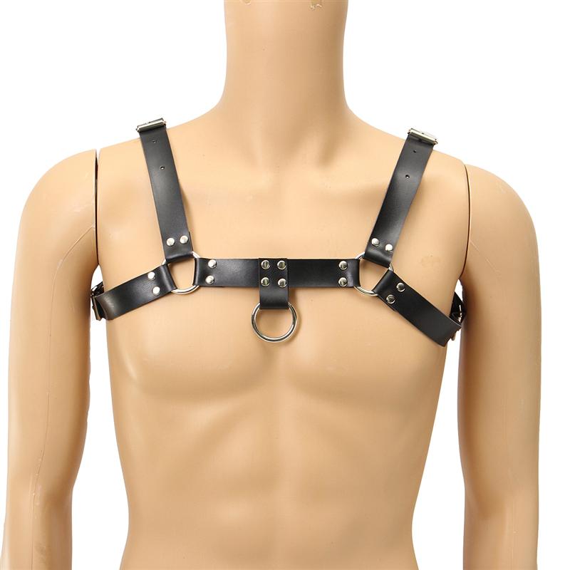 Leather Chest Muscle Harness - Go Steampunk