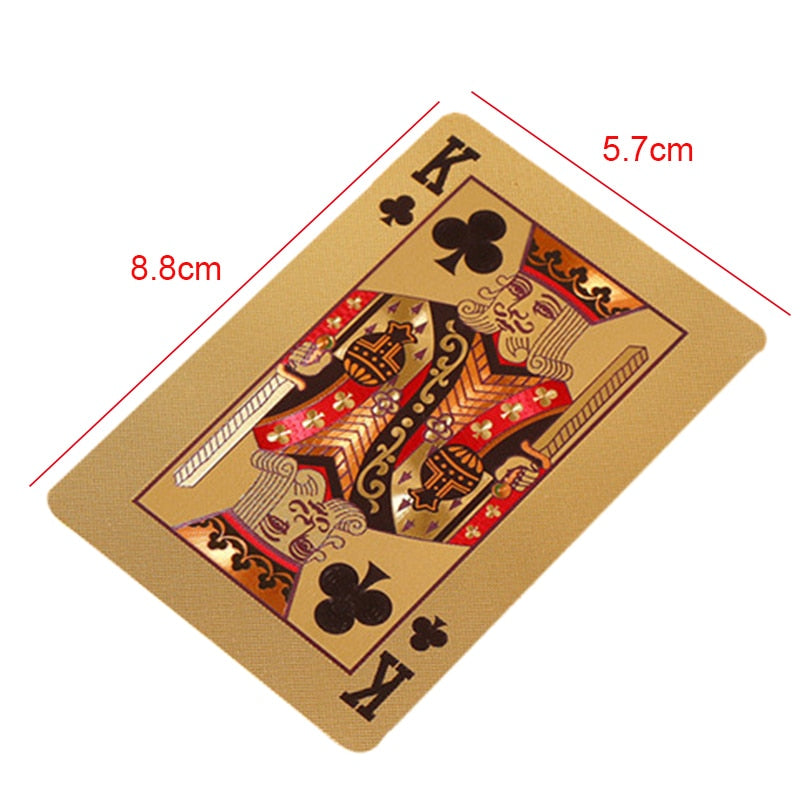 24K Gold Covered Playing Cards