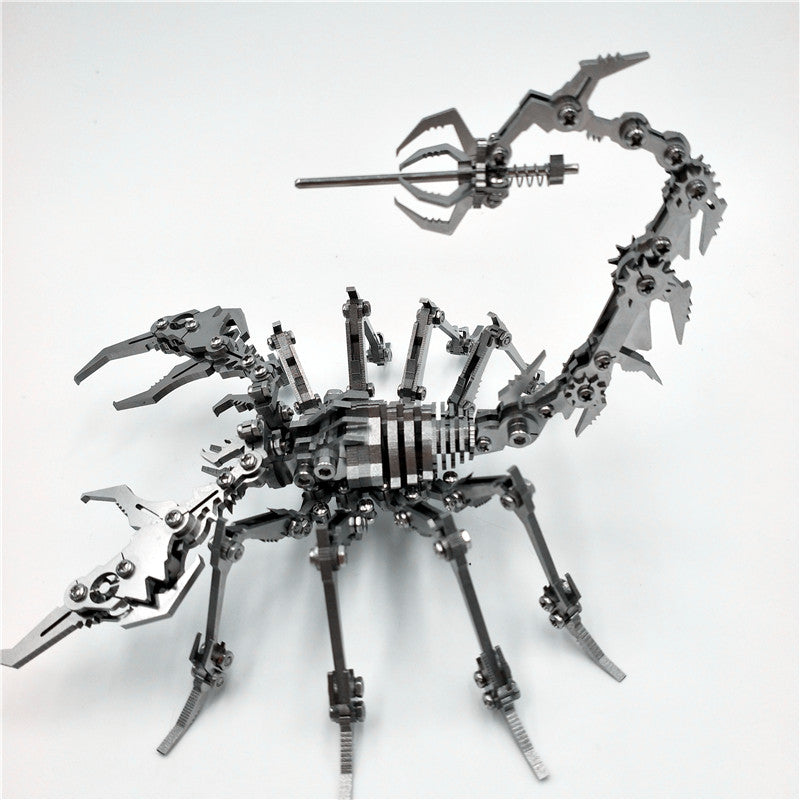 Steel Steampunk Scorpion DIY Miniature Model Kit - Go Steampunk