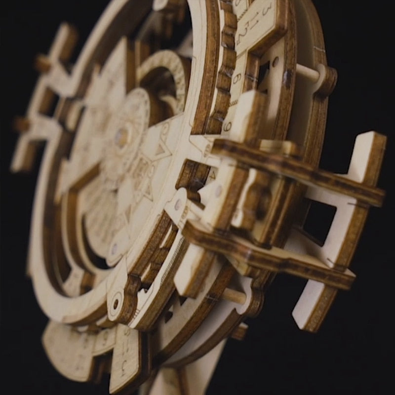 Perpetual Wooden Calendar Model Kit - Go Steampunk