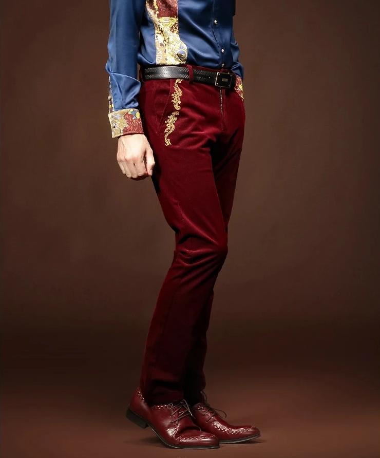 Embroidery Banquet Pants - Go Steampunk