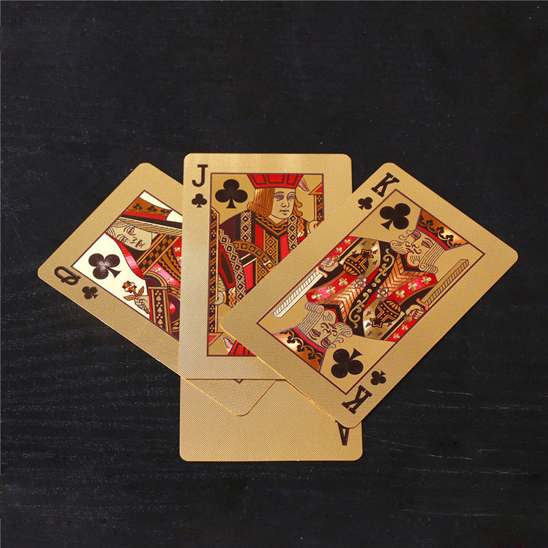 24K Gold Covered Playing Cards