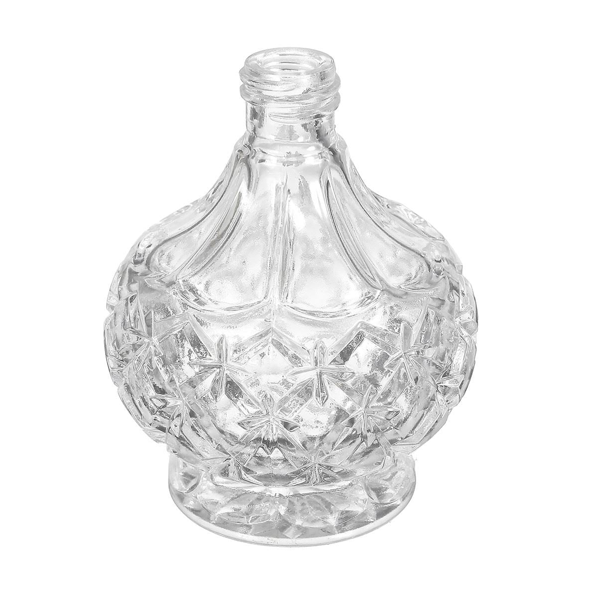 80ml Clear Crystal Vintage Style Perfume Atomizer Bottle - Go Steampunk