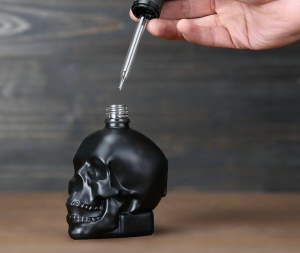 Skull Dropper Bottle - Go Steampunk