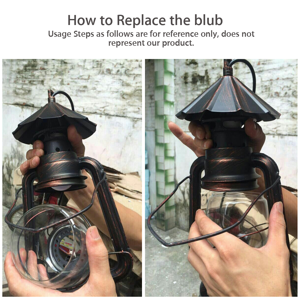 Rustic Antique Style Lantern Wall Lamp - Go Steampunk