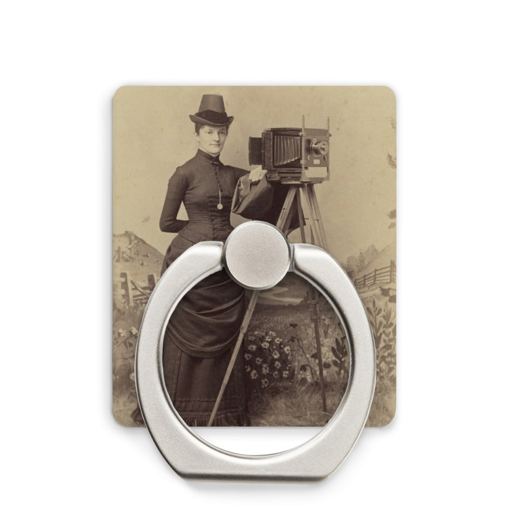 Victorian Lady Photographer Phone Stand