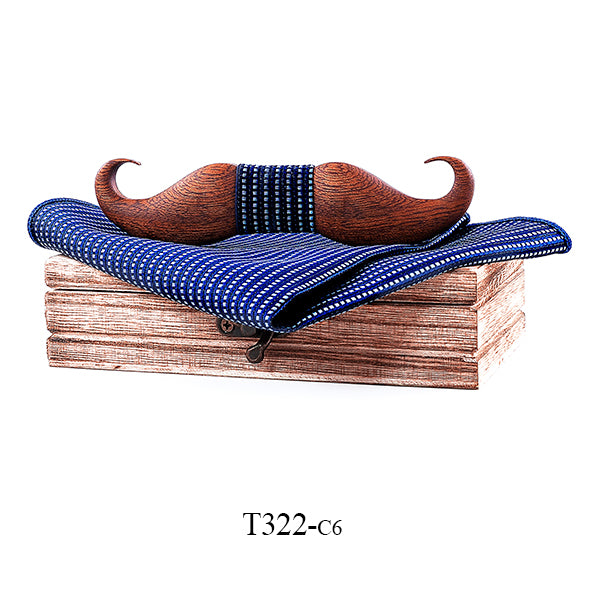 High quality Zebra Wood Bow Tie