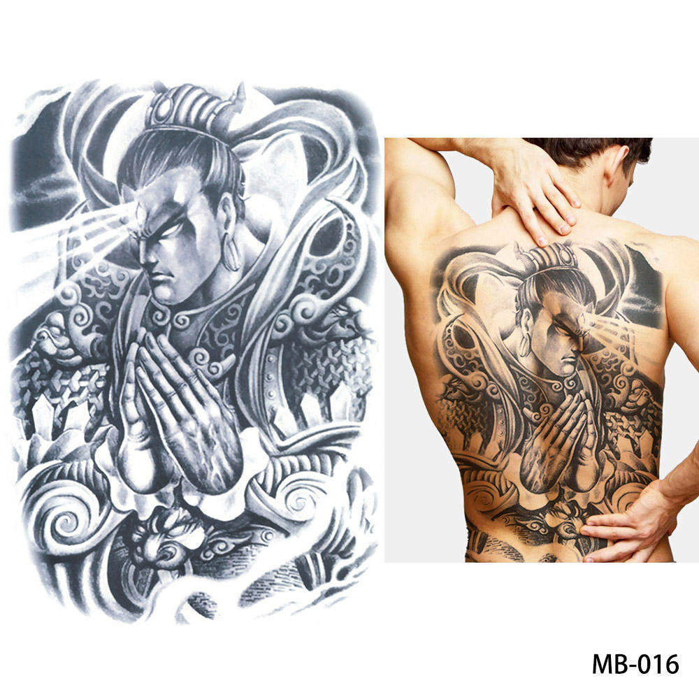 Full back, chest, or body temporary tattoo