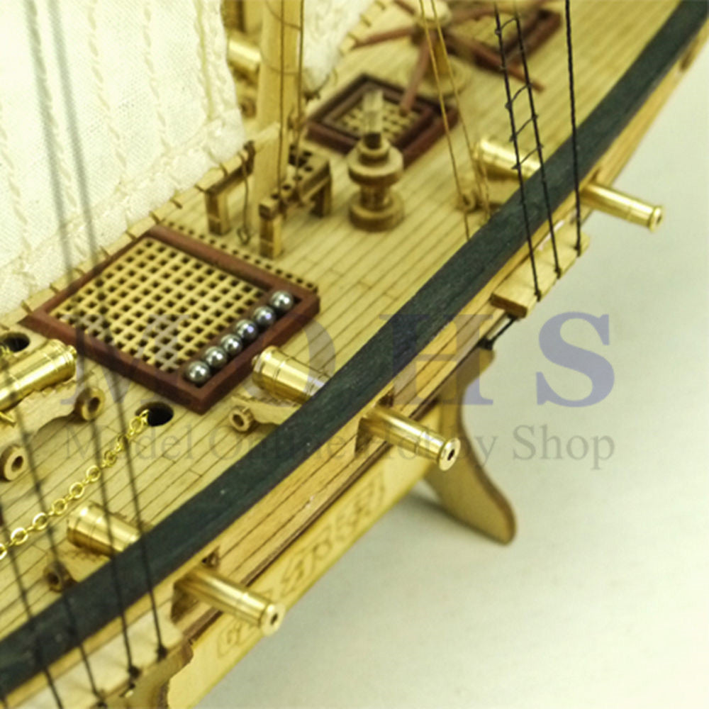 Brass and wood ship building kit - Go Steampunk