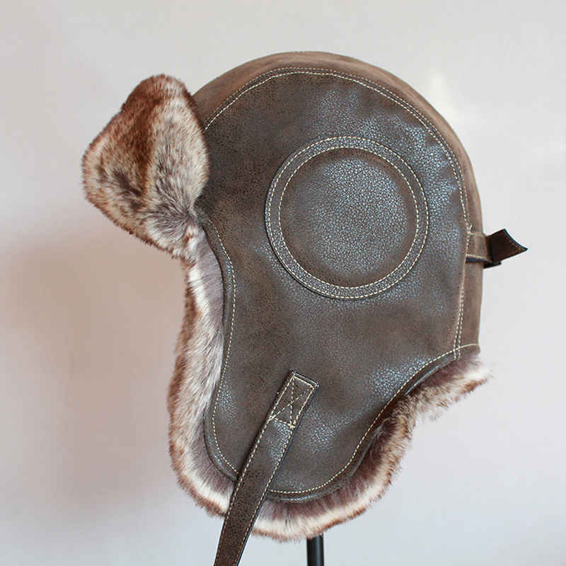 Winter Aviator Hat With Ear Flaps