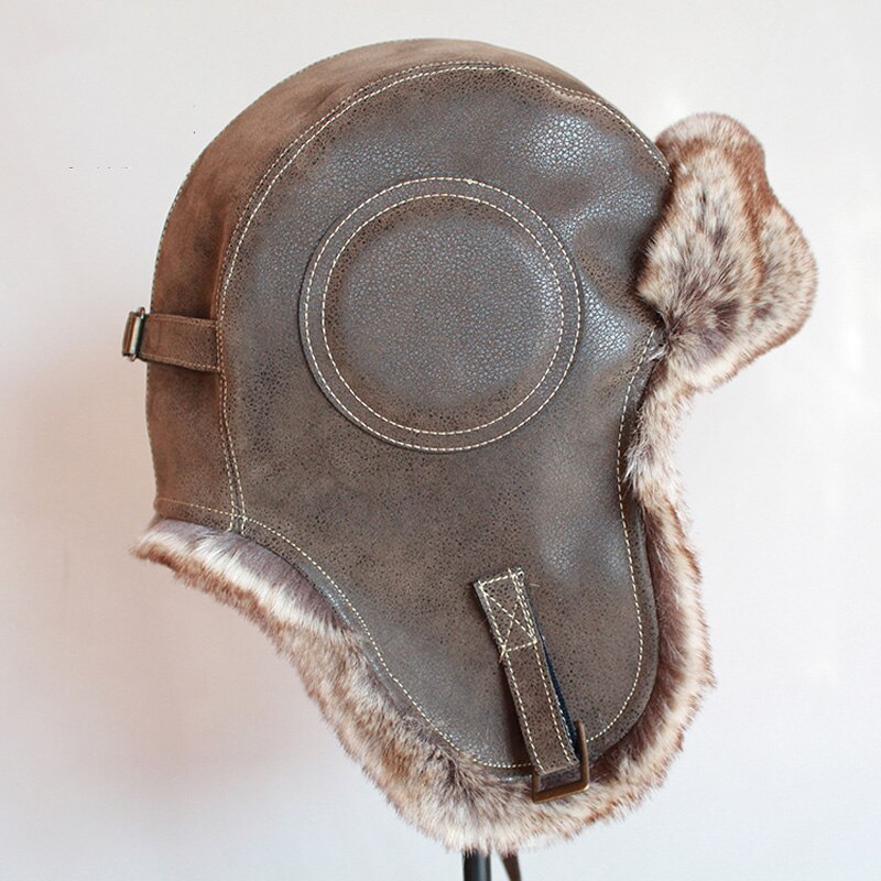 Winter Aviator Hat With Ear Flaps - Go Steampunk