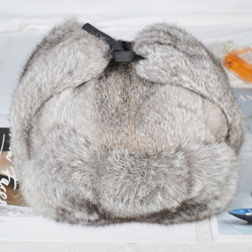 Handmade Genuine Rabbit Fur Explorers Hat