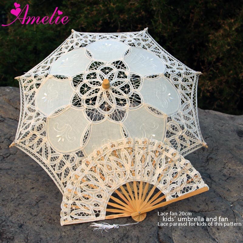 Western Style Beautiful Double-Layer Lace Parasol - Go Steampunk