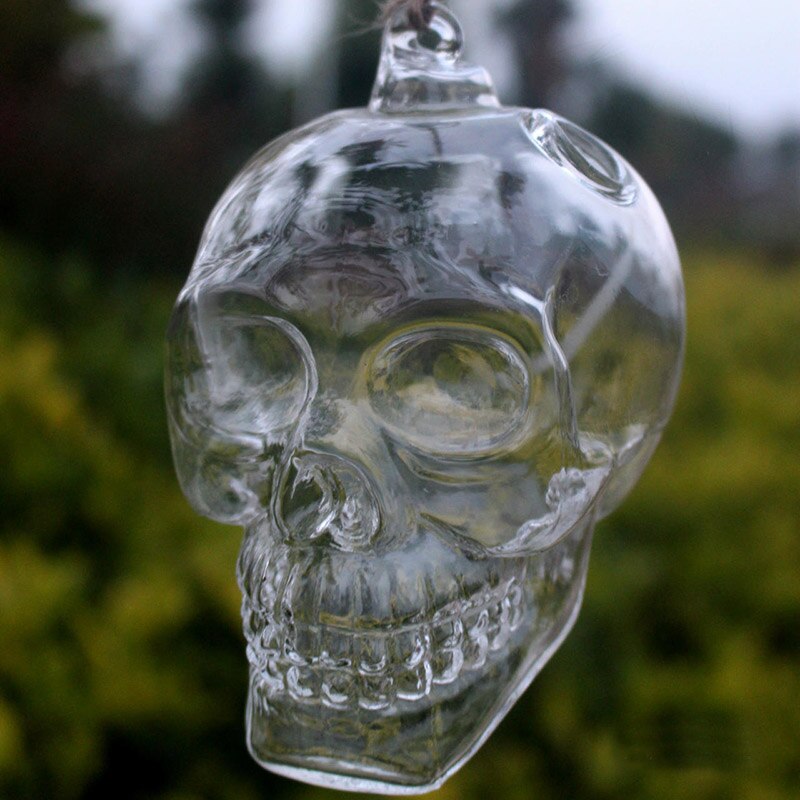Hanging Skull Vase - Go Steampunk