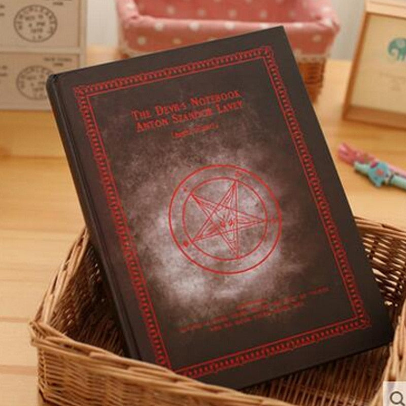 Vintage Pentagram Blank Notebook