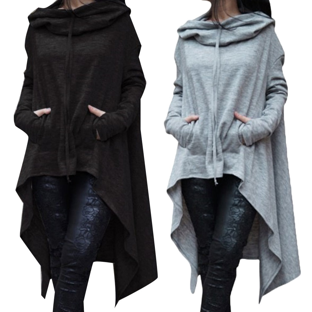 Long Pullover Plus Size Hoodie - Go Steampunk