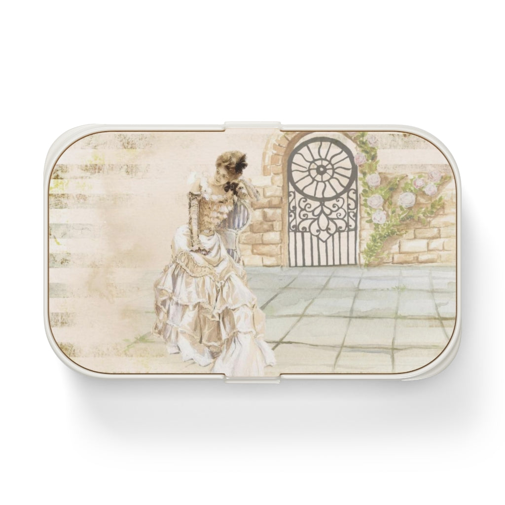 Pastel Victorian Woman Bento Lunch Box - Go Steampunk