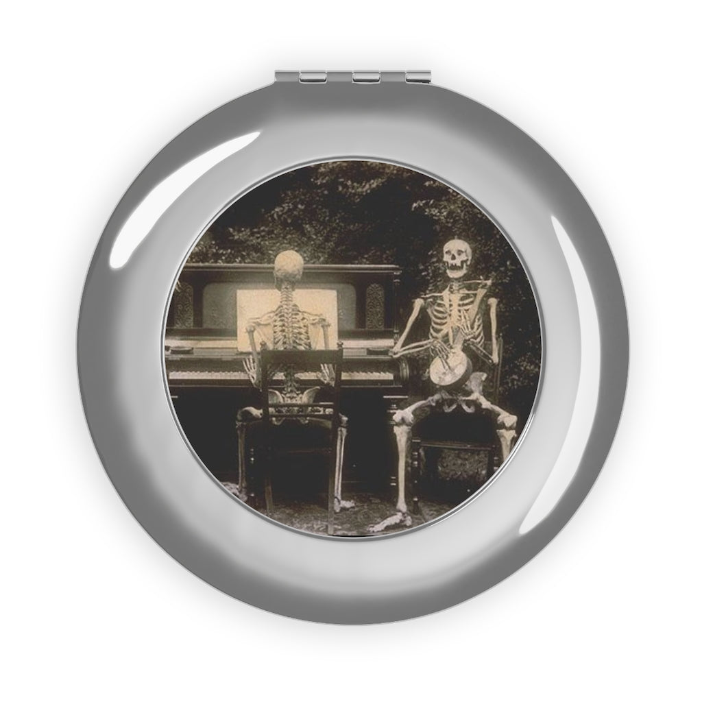 Lawn Party Musicians Compact Travel Mirror - Go Steampunk