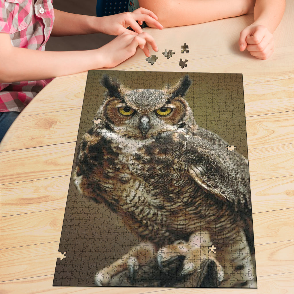 Horned Owl Jigsaw Puzzle