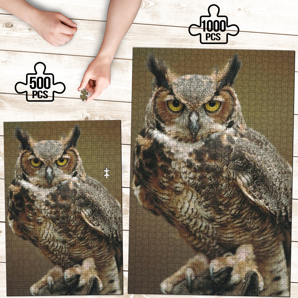 Horned Owl Jigsaw Puzzle