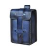Thick Leather Luxury Vintage Travel Waist Bag For Storing Your Worldly Goods – 6inch blue 15