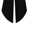Black Steampunk Velvet Vest, Medieval Victorian Double Breasted Suit Tail Coat 5