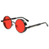 Retro Gothic Steampunk Polarized Sunglasses Vintage Round Mirrored Glasses 9