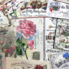 14pcs / Bag Vintage Plant Bill Stickers Scrapbooking Album Junk Journal Project Happy Planner Decoration Stickers – Stickers 4
