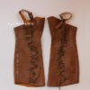 Steampunk Vegan Leather Spats – brown 2 10