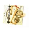 Single Lever Steampunk Switch Plate Blond
