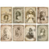 Vintage Yellowed Old Photo Series Stickers 5