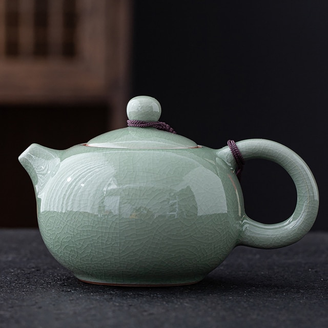 Krackle Ceramic Glaze Chinese Teapot – B 8
