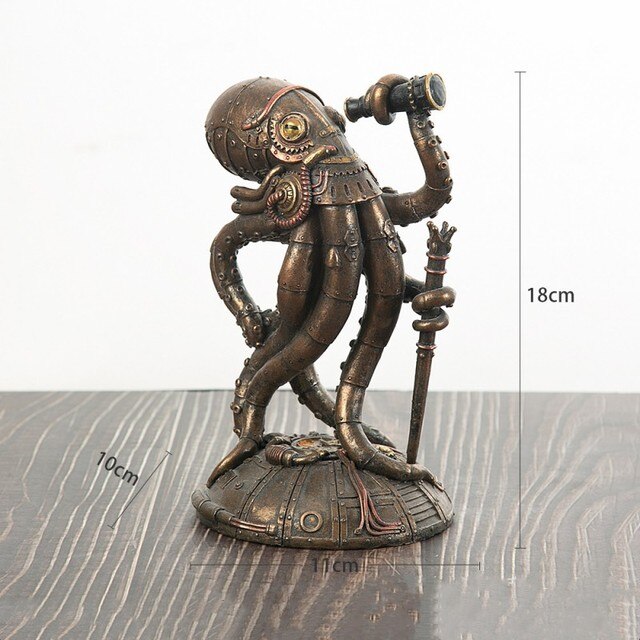 Steampunk Sea Creature Sculpture – Punk octopus 6